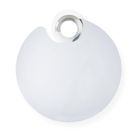 Better Living Better Living 7 in. H X 7 in. W Wall Mount Shower Mirror Gray 13872